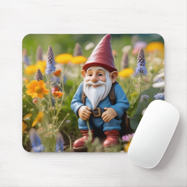 Gnome i Summer Garden Musmatta (Med mus)