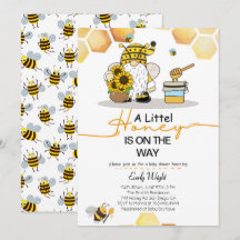 Gnome, inbjudningar till babydusch