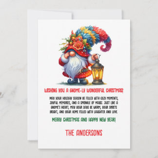 Gnome Inspired Christmas Cards Julkort