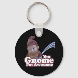 Gnome jag är Fantastisk Nyckelring