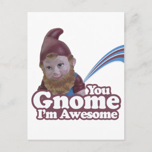 Gnome jag är Fantastisk Vykort
