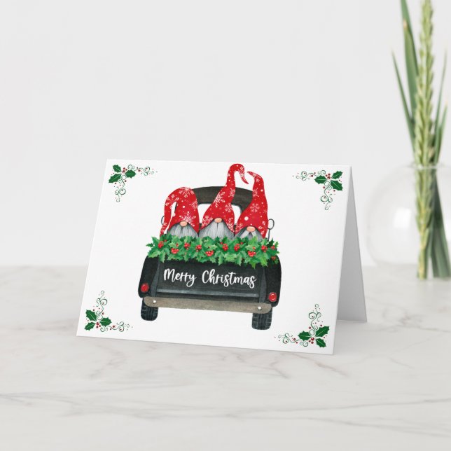 Gnome jul helgkort (Framsida)