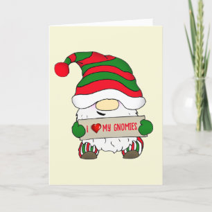 Gnome jul helgkort