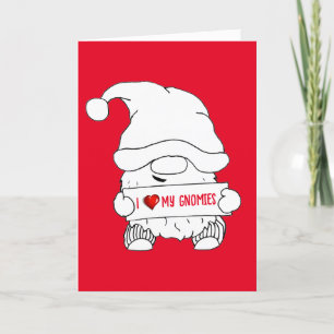 Gnome jul helgkort