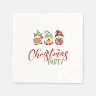 Gnome jul Party Napkin Pappersservett