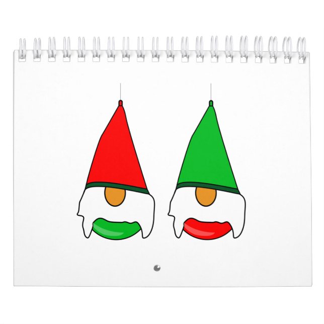 Gnome Julbägare Kalender (Omslag)