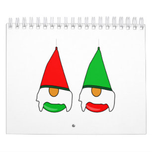 Gnome Julbägare Kalender