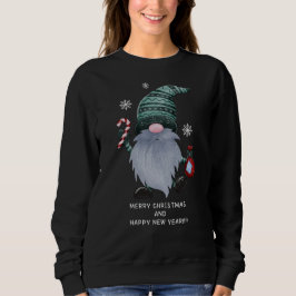 Gnome-julens Novelty blk Sweatshirt T Shirt