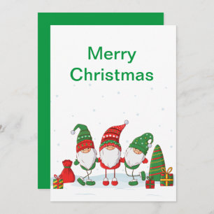 Gnome-julgåva Exchange Inbjudningar