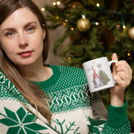 Gnome Julgran Stars Glad helg Kaffemugg