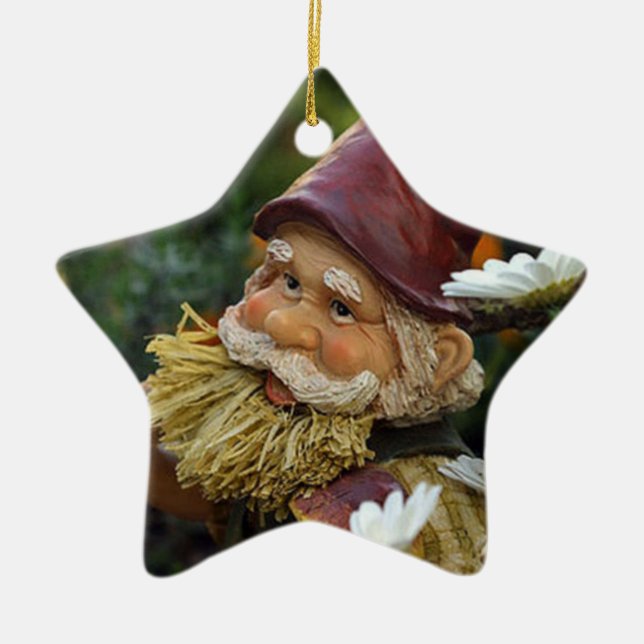 Gnome Julgransprydnad Keramik (Framsidan)