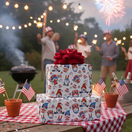 Gnome Labour Day America Firande Day Presentpapper