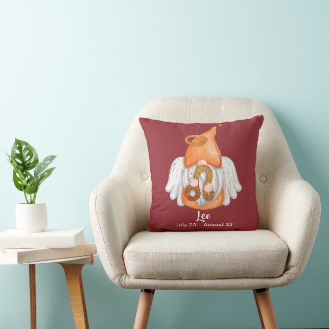 Gnome Leo Astrology Sign Angel Kudde (Stol)