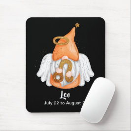 Gnome Leo Astrology Sign Angel Mouse Pad Musmatta