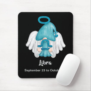 Gnome Libra Astrology Sign Angel Mouse Pad Musmatta