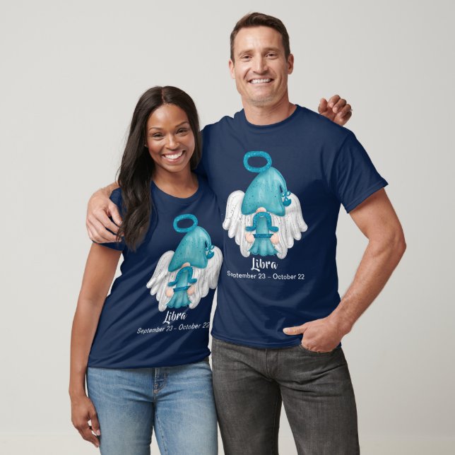 Gnome Libra Astrology Sign Angel Unisex T Shirt (Unisex)