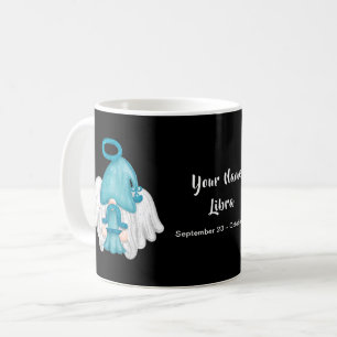 Gnome Libra Astrology signera ditt namn Kaffemugg