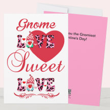 Gnome Love Sweet Love Alla hjärtans dag 