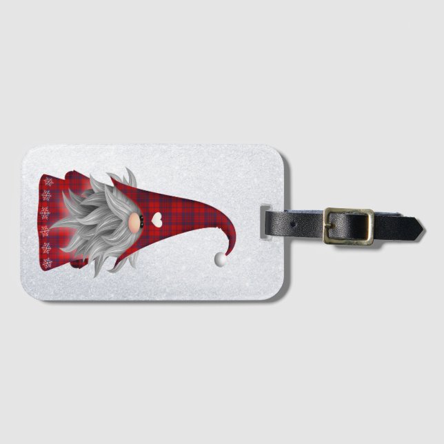 Gnome Luggage Tag Bagagebricka (Framsida horisontal)
