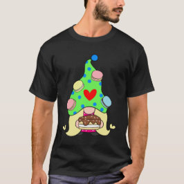 Gnome Macaron Cookies Hat och Cake Unisex T Shirt