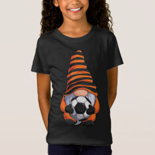 Gnome med fotbollsspelaren Halloween-fotbollsspela T Shirt