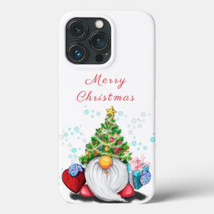Gnome med Julgran Hat iphone case Gift