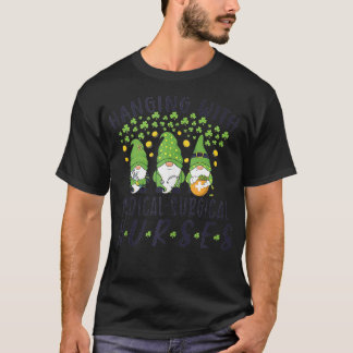 Gnome Med Surg Nurses Funny Nurse St Patricks Day T Shirt