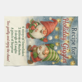 Gnome Mischief Recipe Kökshandduk