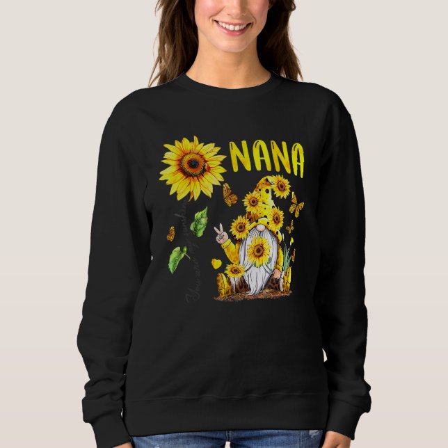 Gnome Nanna Sunblomma Kärlek T Shirt (Framsida)