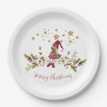 Gnome Nordic Red Grönt Guld Stars