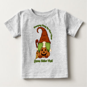 Gnome-O-Ween Pumpa-Häxa Pun T-Shirts