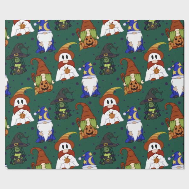 Gnome-o-Ween (stor) presentpapper (Seam)