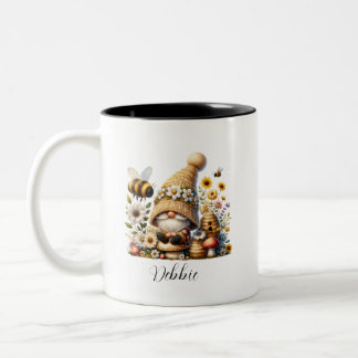 Gnome och Bee Personlig mugg