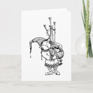 Gnome och Hans Bagpipes Kort