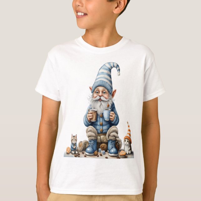 Gnome- och vintersäsongen t shirt (Framsida)