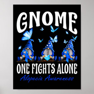 Gnome One Fight Ensam Alopecia Awareness 1 Poster