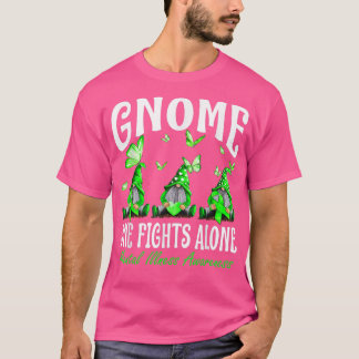 Gnome One Fight Ensam Mental Sjukdom Awareness T Shirt