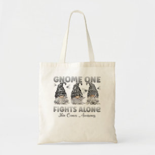 Gnome One Fights Ensam Black Skin Cancer Awareness Tygkasse