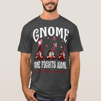 Gnome One Fights Ensam Många Myeloma Awareness T Shirt