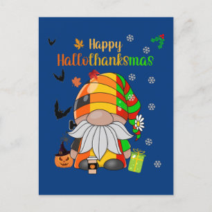 Gnome önskar dig en Lycklig Hallothanksmas Helgdag Vykort