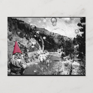 Gnome på Roam Post Card Vykort