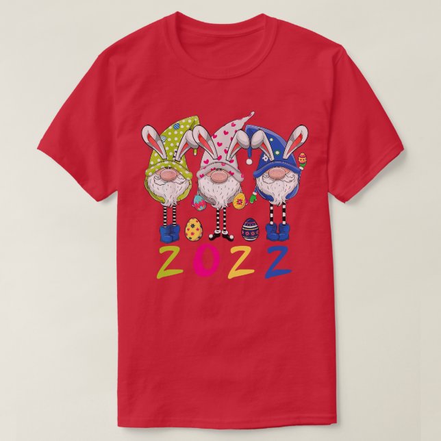 gnome påsk 2022 t shirt (Design framsida)