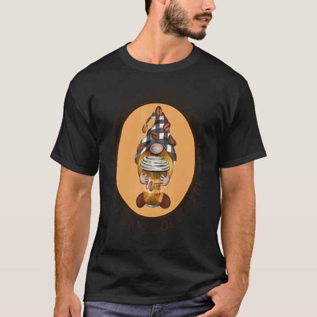 Gnome Pumpkin Spice Coffee Bean Kärlek Today Forec T Shirt (Framsida)