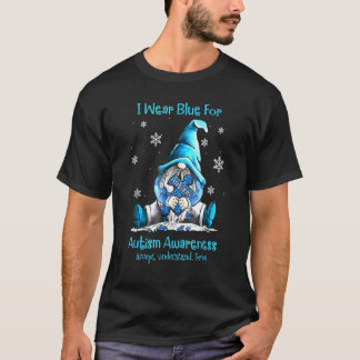 Gnome Puzzle Wear Blue For Autism Accept Understan T Shirt
