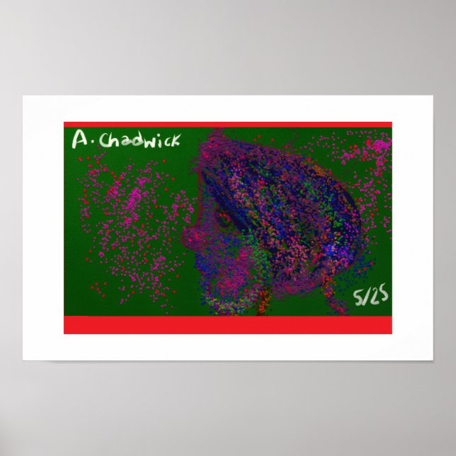 Gnome Quilted Pattern Poster (Framsidan)