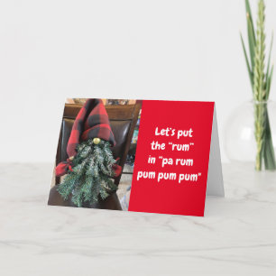 GNOME SAGER **RUM HUMOR** PÅ JULKORT KORT