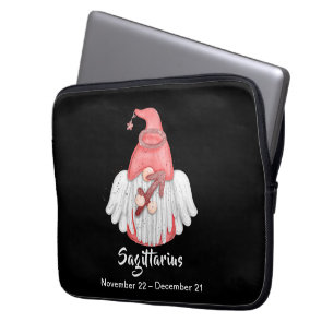 Gnome Sagittarius Astrology Sign Angel Laptop Fodral