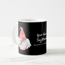Gnome Sagittarius Astrology signera ditt namn Kaffemugg