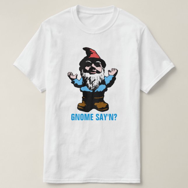 Gnome Say'n Tee (Design framsida)