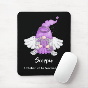 Gnome Scorpio Astrology Sign Angel Mouse Pad Musmatta